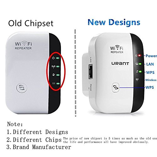 URANT Wireless Network Extender Wi-Fi Repeater Mini Access Point WPS
