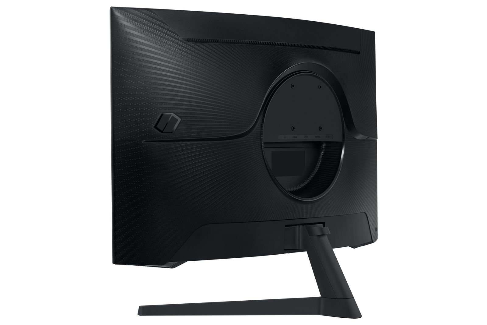 Samsung Odyssey G55C Curved Gaming Monitor, 32 Zoll, Bildschirm mit VA-Panel, 2.560 x 1.440 Pixel, 1.000R Radius, HDR10, AMD FreeSync, Bildwiederholrate 165 Hz, Reaktionszeit 1 ms (MPRT)