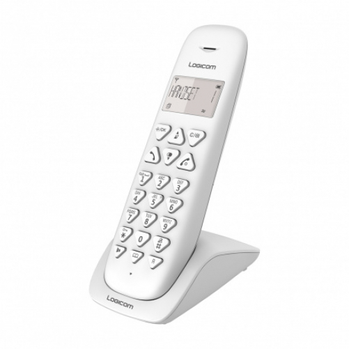 Logicom Wireless Phone Fest - Festnetz WLAN ohne Voicemail - Solo - Analoge Telefone und DECT - Logicom Vega 150 Festnetz Wireless-Weiß