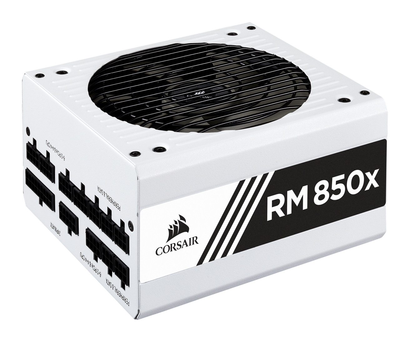 Corsair RM850x 850 W Netzteil, 80 PLUS Gold, vollmodular, 20+4-pin ATX (ATX 2.4), 10x SATA, Weiß/Schwarz