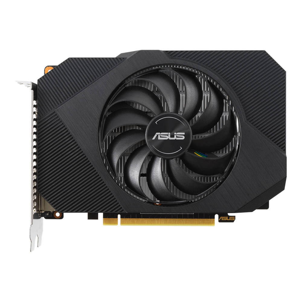 ASUS Phoenix PH-GTX1650-O4GD6 NVIDIA GeForce GTX 1650, 4 GB GDDR5, PCIe 3.0, HDMI 2.0b, DisplayPort 1.4, DVI-D, Single-Fan, 2-Slot