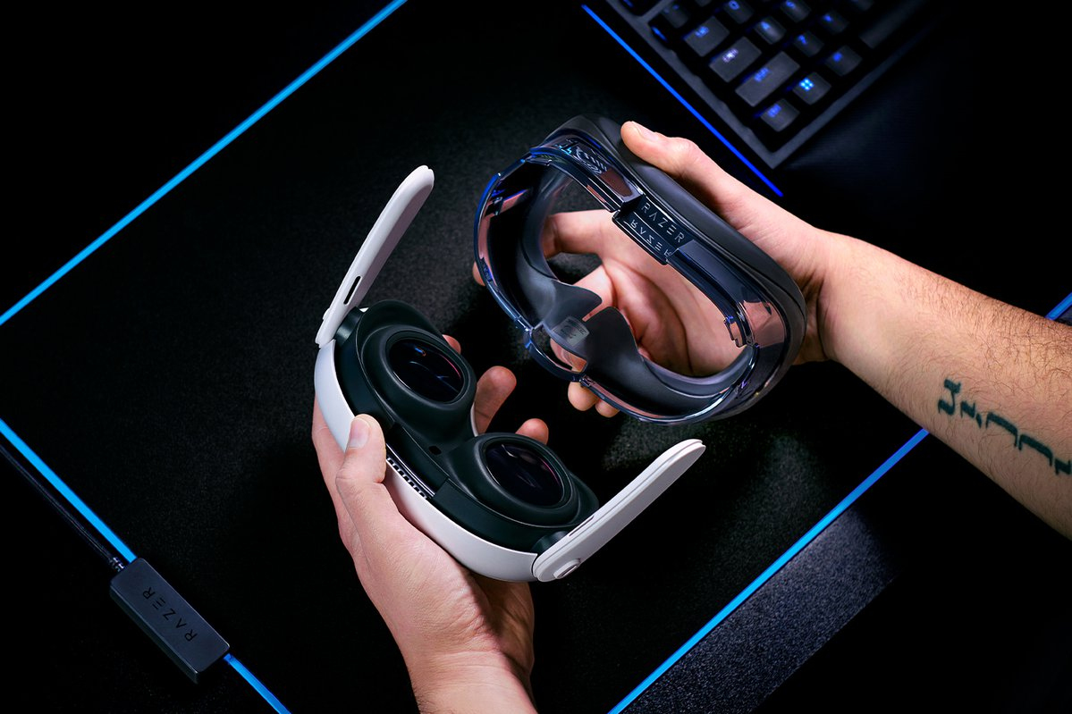 Razer Head Strap System - Ergonomisches VR-Kopfriemen-System für Meta Quest 3 - Verstellbares bequemes Kopfband mit ResMed-Technologie (Optimale Gewichtsverteilung, Slip-On-Design) Schwarz