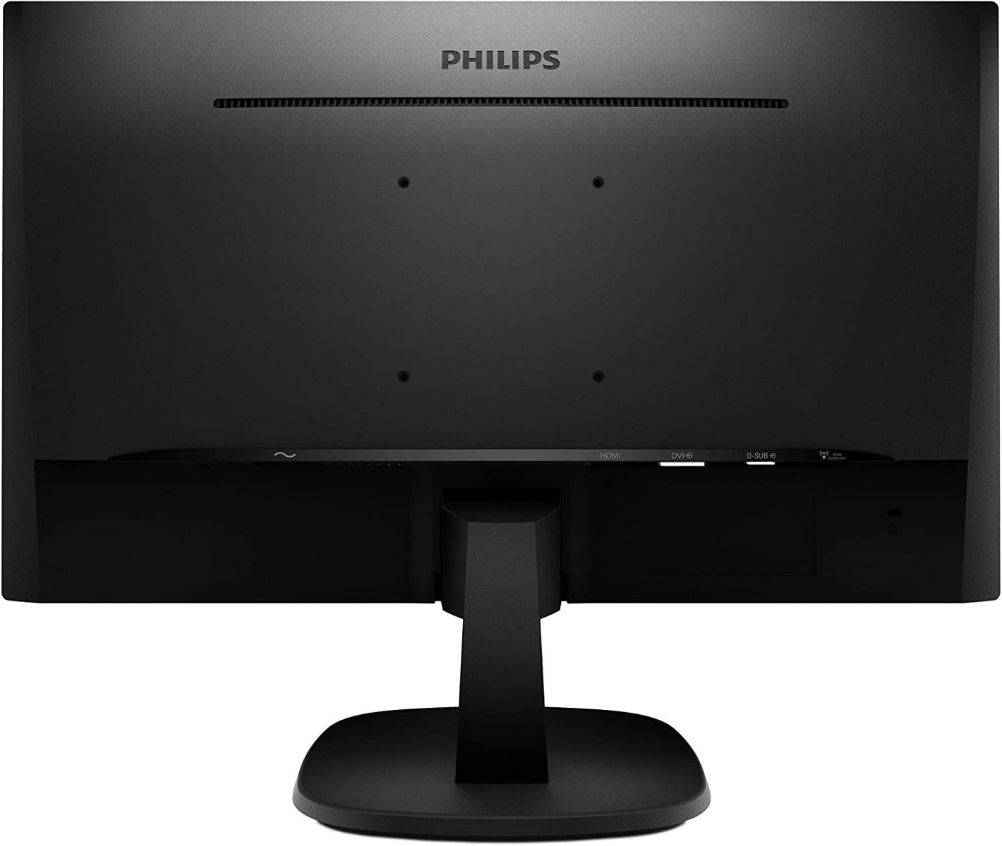 Philips 243V7QDSB 24 inch FHD Monitor 75Hz 4ms IPS Flicker free Narrow border 1920x1080 250 cd/m² VGA/HDMI/DVI