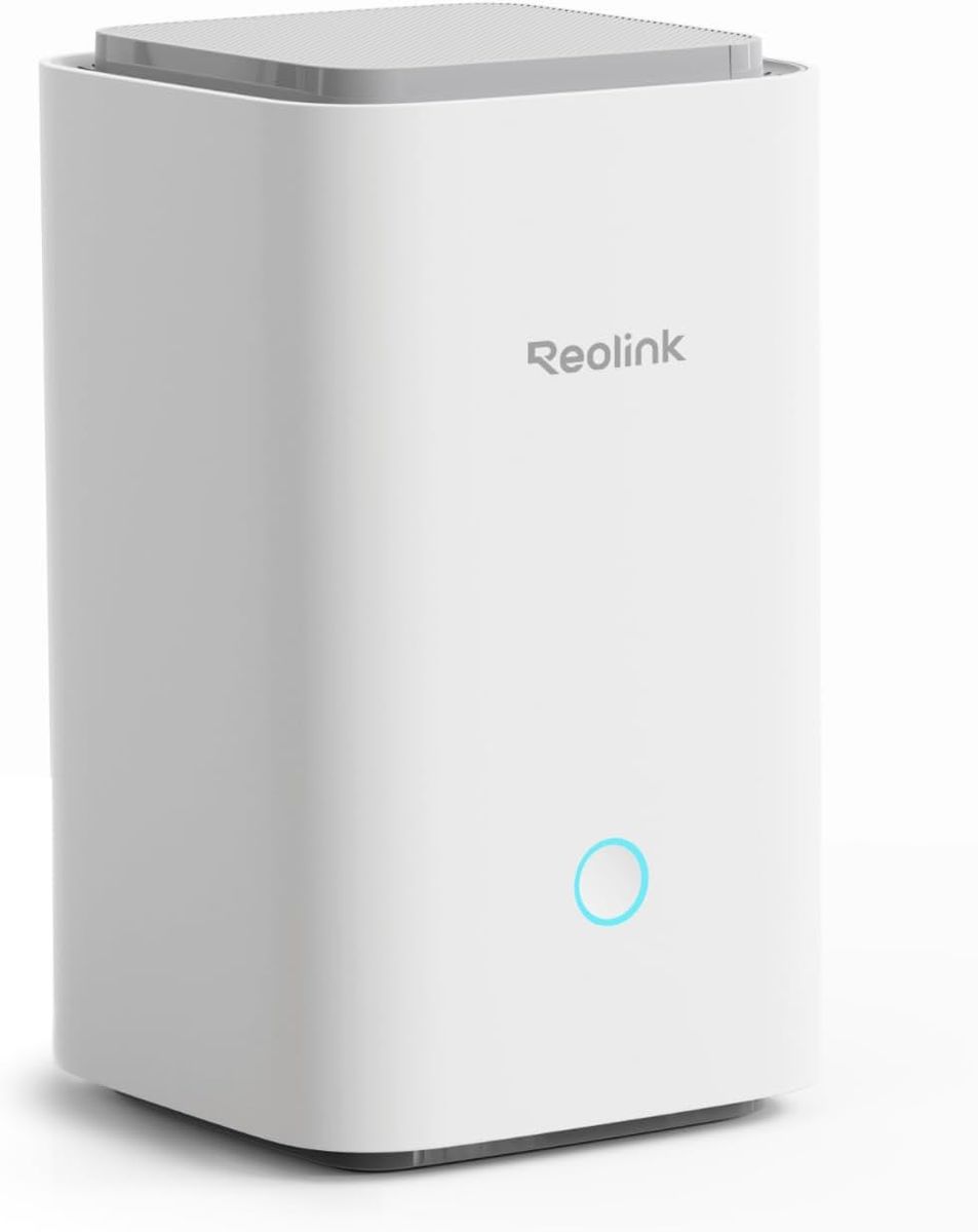 Reolink Home Hub NVR, 4K Live-Ansicht & Wiedergabe, erweiterbarer lokaler Speicher, AES128-Verschlüsselung, Wi‑Fi 6 Dualband 2,4/5 GHz, 64GB microSD, kein Abo, EU