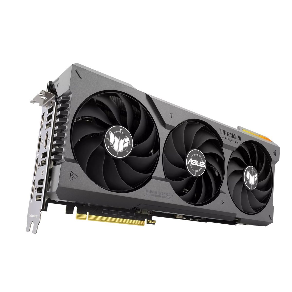 ASUS TUF Gaming TUF-RTX4070TI-O12G-GAMING NVIDIA GeForce RTX 4070 Ti 12 GB GDDR6X, PCIe 4.0, 3x DisplayPort 1.4a, 2x HDMI 2.1a, 16-pin