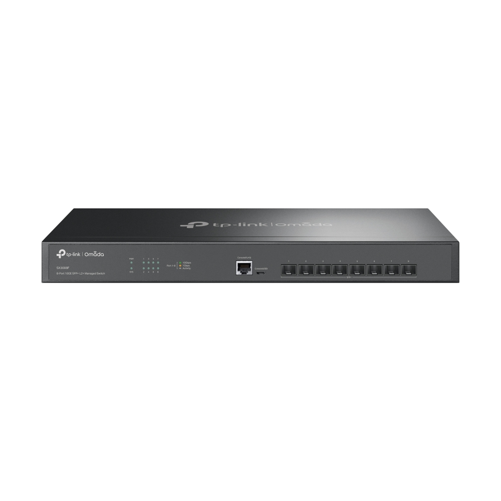 TP-Link Omada SX3008F Netzwerk-Switch Managed L2/L3 Schwarz