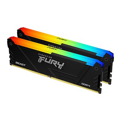 Kingston KF436C18BB2AK2/64 FURY Beast 64GB (2x32GB) DDR4 3600 MT/s CL18 RGB DIMM XMP 2.0