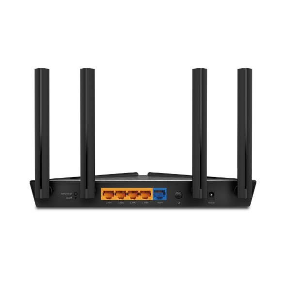 TP-Link Archer AX23 AX1800 Dual-Band Wi-Fi 6 Router 1201 Mbit/s 5 GHz 574 Mbit/s 2,4 GHz 4 × Gigabit LAN-Ports WPA3 HomeCare Tether APP Unterstützt keine DSL-Funktion