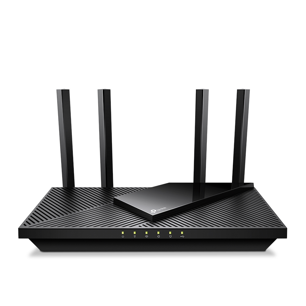 TP-Link Archer AX55 Pro WLAN-Router Dual-Band Wi-Fi 6 (2,4/5 GHz), Gigabit Ethernet, USB, 5x LAN, Schwarz, EU V1.0