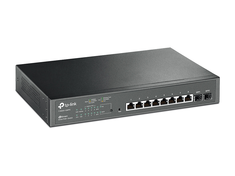 TP-Link T1500G-10MPS Gigabit PoE Smart Switch V2