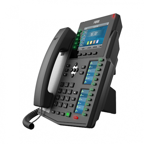 Fanvil IP Telefon X6U Farbdisplay schwarz Single