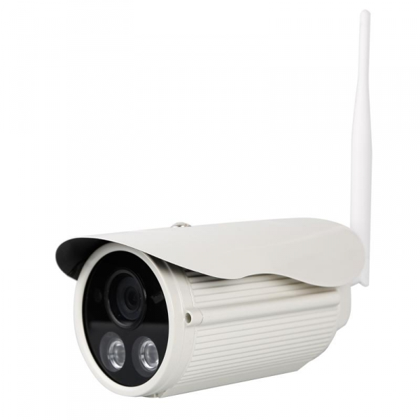 Technaxx TX-61 Patrone IP-Sicherheitskamera 1 MP (720p) Innen & Außen WLAN LAN Nachtsicht 30 m IP66 Decke/Wand Weiß