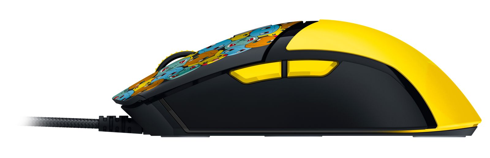 Razer Cobra Pokemon Edition Gaming Maus, Rechts, RF Wireless Kabellos, Optischer Sensor 8500 DPI, 6 programmierbare Tasten, RGB-Beleuchtung, 300 ips, 35G, PTFE-Füße