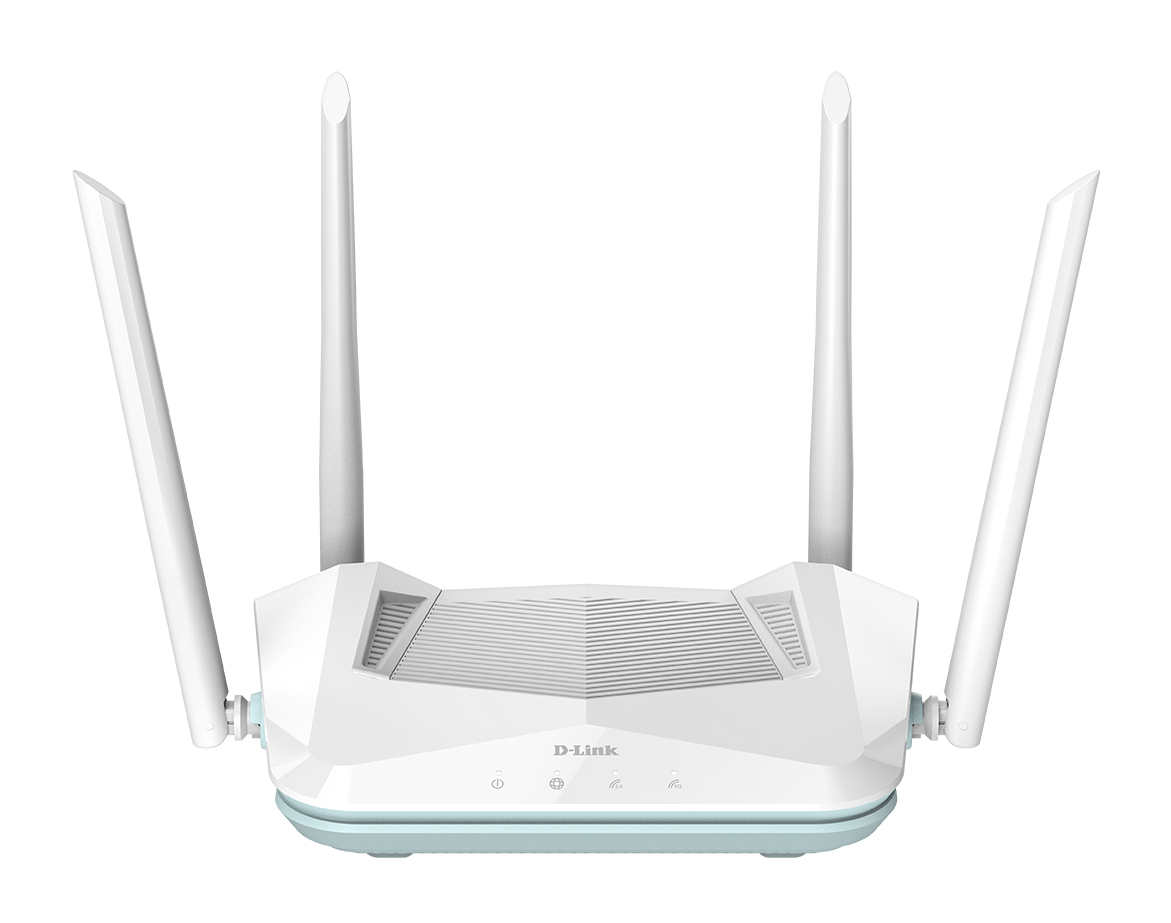 D-Link R15 Eagle PRO AI AX1500 Smart Router AI Wi-Fi/Traffic Optimiser AI Parental Control Gigabit Ports MU-MIMO 1024 QAM OFDMA WPA3 D-Link Wi-Fi Mesh kompatibel Alexa/Gooogle Assistant AX1500 Wi-Fi 6 Ai Router