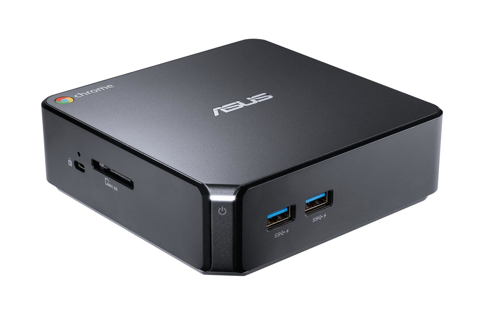 ASUS CHROMEBOX3-N7049U Mini-PC Schwarz, Intel Core i7-8550U, 4 GB RAM, 16 GB eMMC, ChromeOS