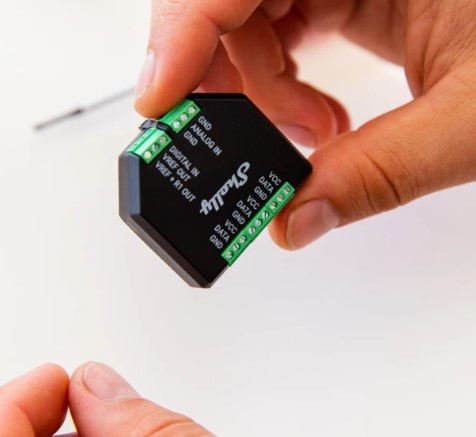 Shelly Plus Add-On Temperatursensor für Shelly Plus Relais, Eingebaut, Kabelgebunden, Innen & Außen, Kompatibel mit Arduino