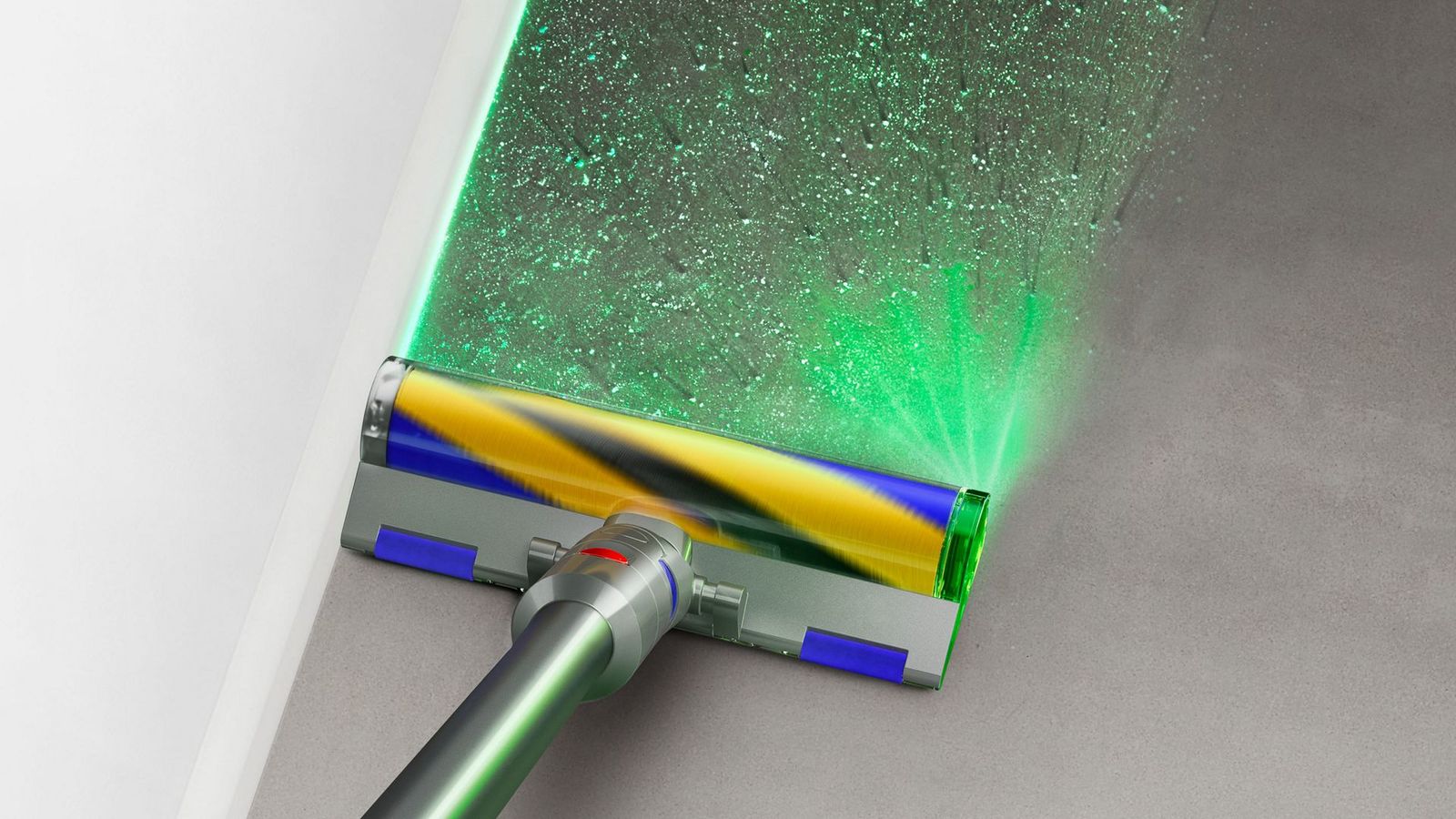 Dyson V12 Detect Slim Absolute Stabstaubsauger 2-in-1 Akku 29,4 V 60 Min Laufzeit Beutellos 0,35 l 545 W Nickel/Gelb