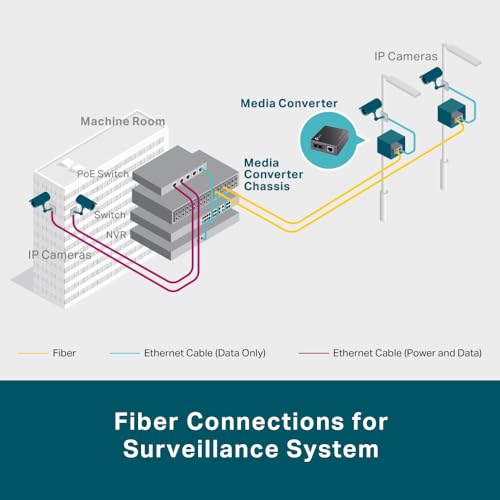 TP-Link Omada MC420L(UN) V1.0 Medienkonverter SFP+ 10 Gbit/s 2.5G 1000BASE-T RJ45 Netzwerk Schwarz