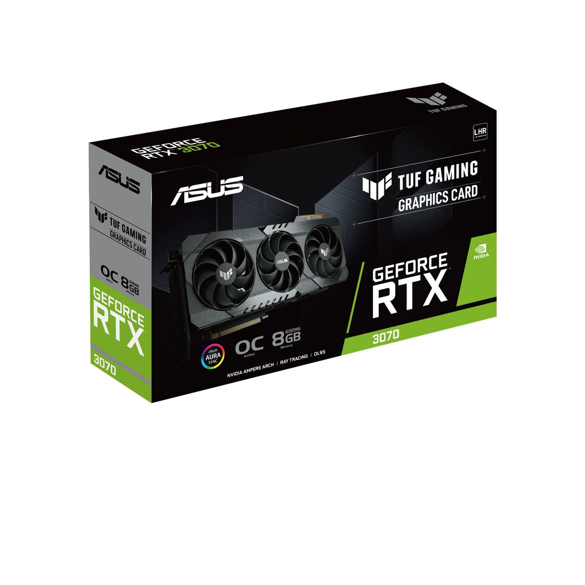 ASUS TUF Gaming TUF-RTX3070-O8G-V2 Gaming Grafikkarte, NVIDIA GeForce RTX 3070, 8 GB GDDR6, PCIe 4.0, HDMI 2.1, 3x DisplayPort, 2x 8-Pin