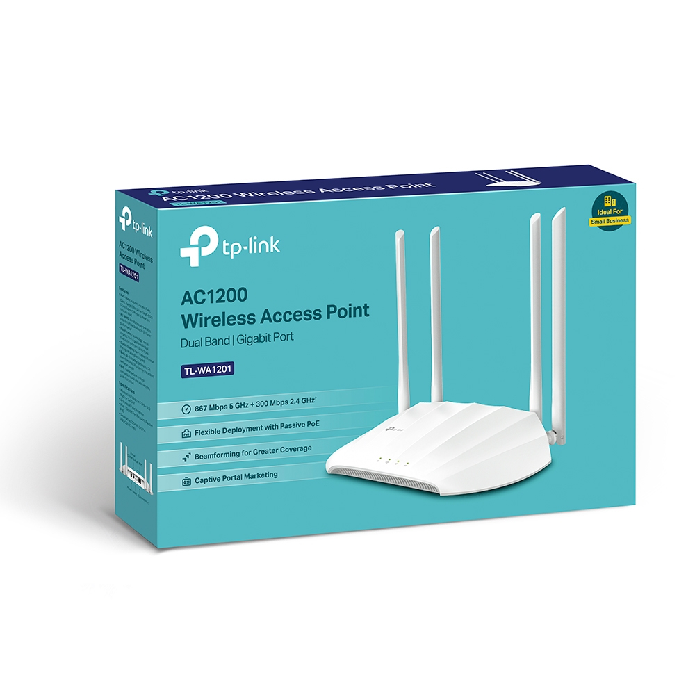 TP-Link TL-WA1201 867 Mbit/s Weiß Power over Ethernet (PoE)