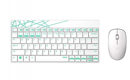 Rapoo 8000M Wireless Multimodus Deskset 1 300 DPI DE-Layout