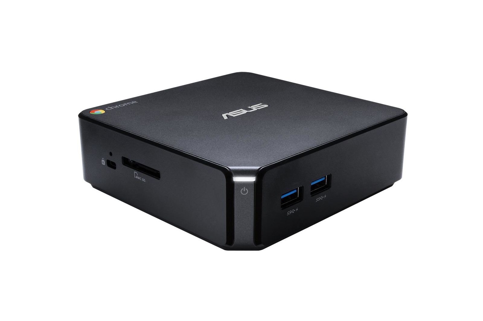 ASUS 90MS01B1-M00450 Chromebox 3 Mini-PC, Intel Core i7-8550U, 4 GB RAM, 32 GB SSD, ChromeOS, Schwarz