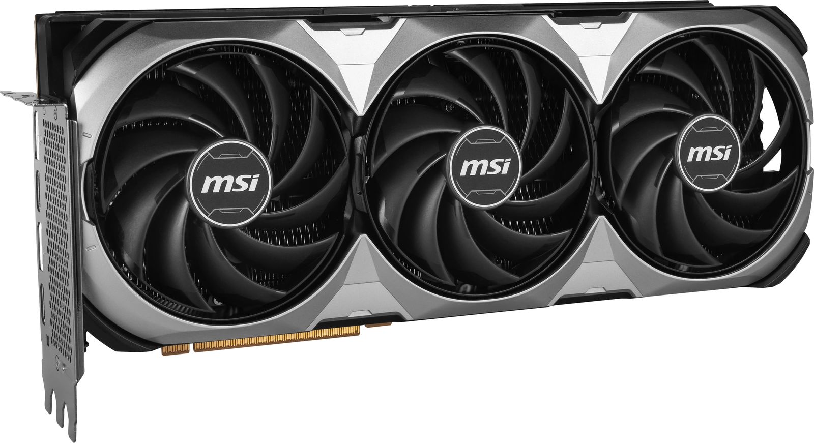 MSI GeForce RTX 4080 SUPER VENTUS 3X OC 16G Grafikkarte 16 GB GDDR6X PCIe 4.0 320W 1x16-pin 3xDP 1xHDMI Grau/Silber