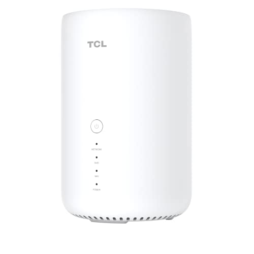 TCL HH130VM-2BLCIT1 LinkHub Home Station Router 4G LTE (CAT 12/13) Dual-Band Gigabit LAN SIM-Karte 3CA WiFi AC Hotspot bis 64 Benutzer Weiß