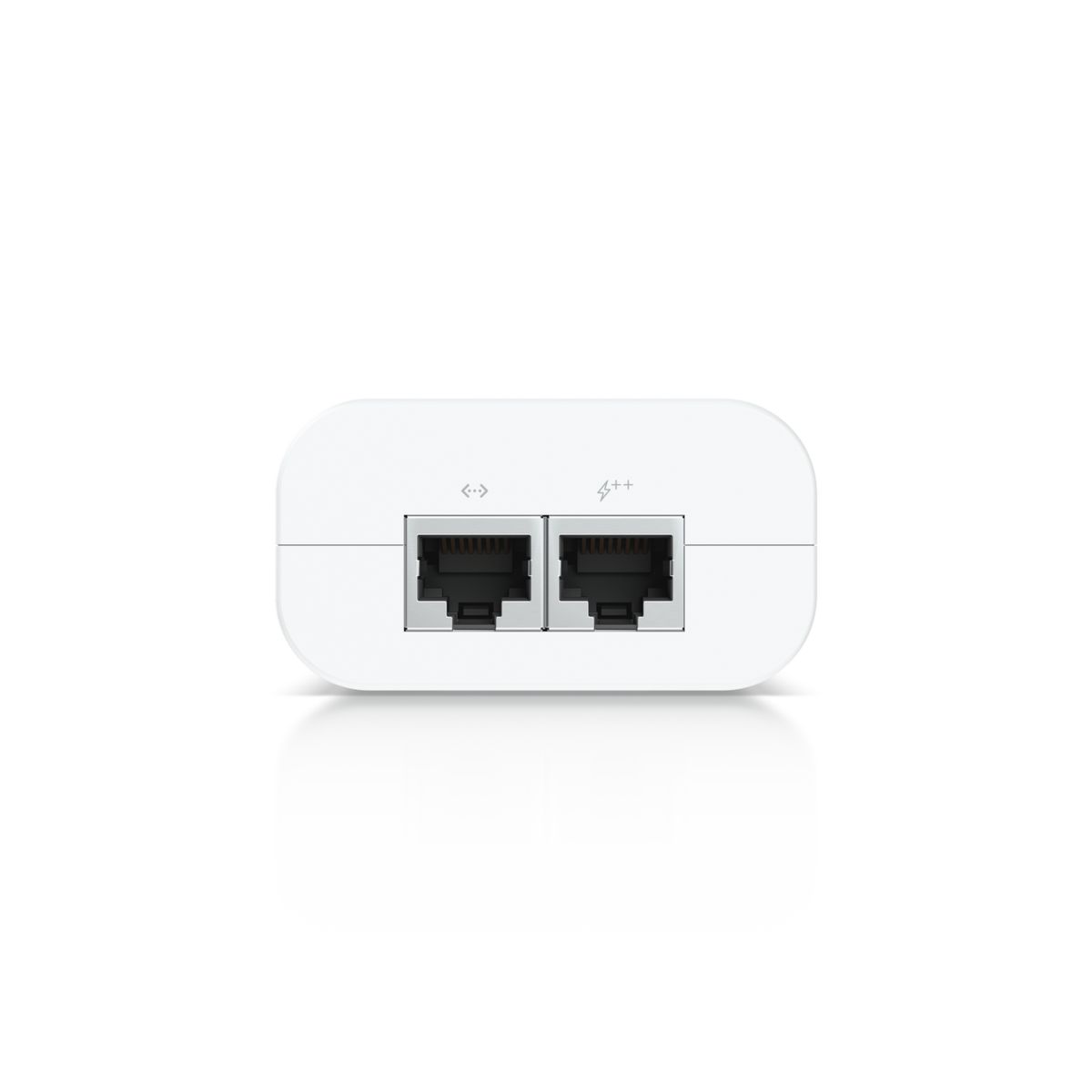 Ubiquiti U-POE++ PoE-Injektor, Gigabit Ethernet, 48 V, 60 W, IEEE 802.3at, Weiß, EU