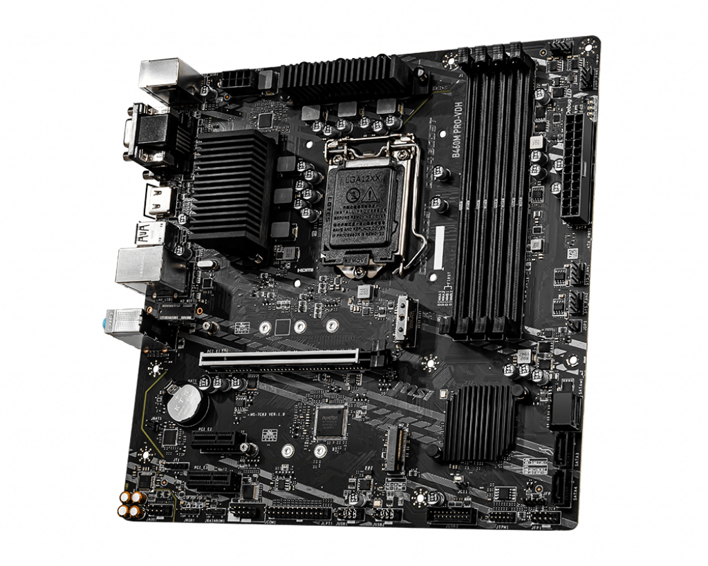 MSI B460M Pro-VDH Motherboard Intel B460 LGA 1200 micro ATX