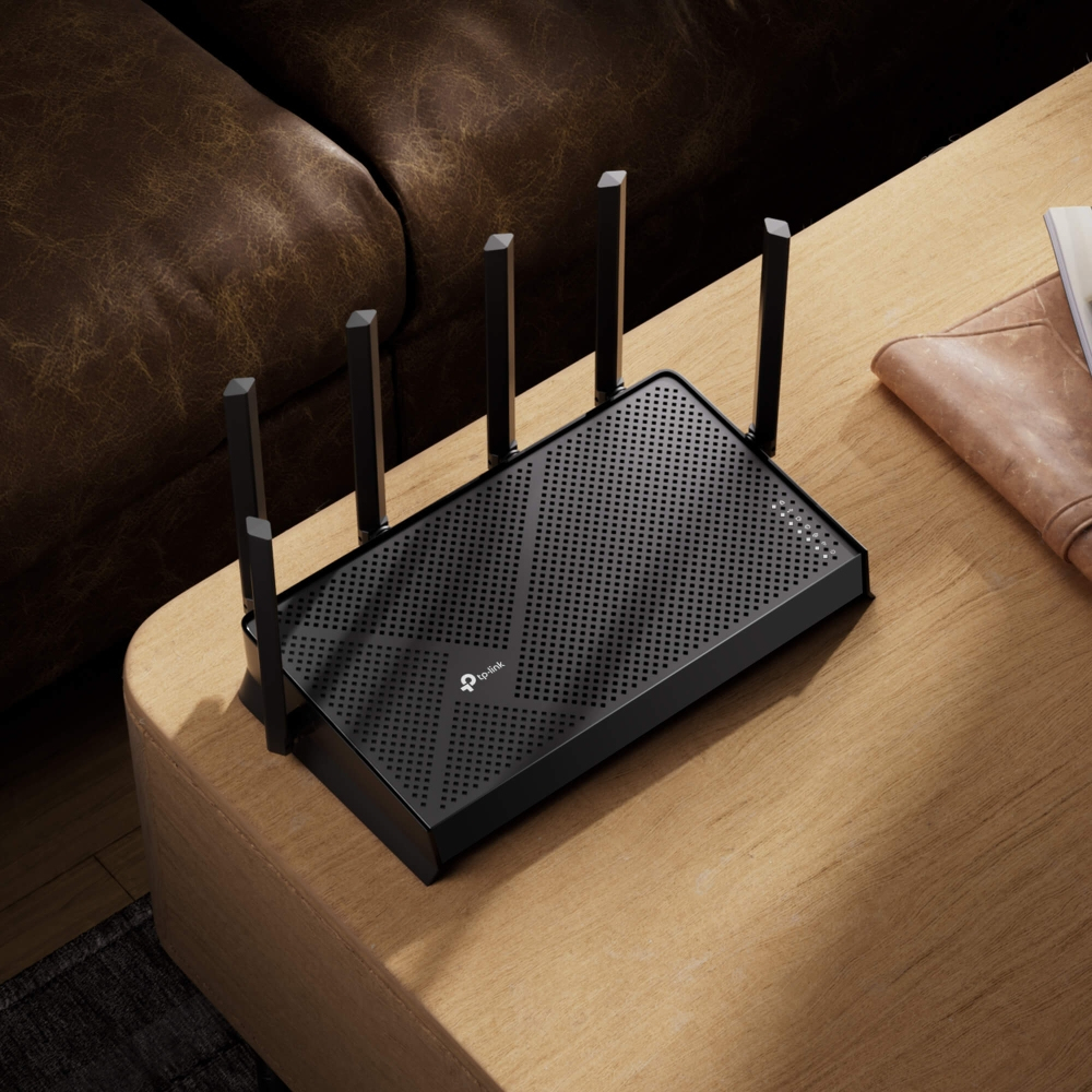 TP-Link Archer BE400 WLAN-Router Wi-Fi 7 Dual-Band 5764 Mbit/s 2.5G Ethernet 4x LAN USB 3.2 Gen1 Schwarz EU V1.0