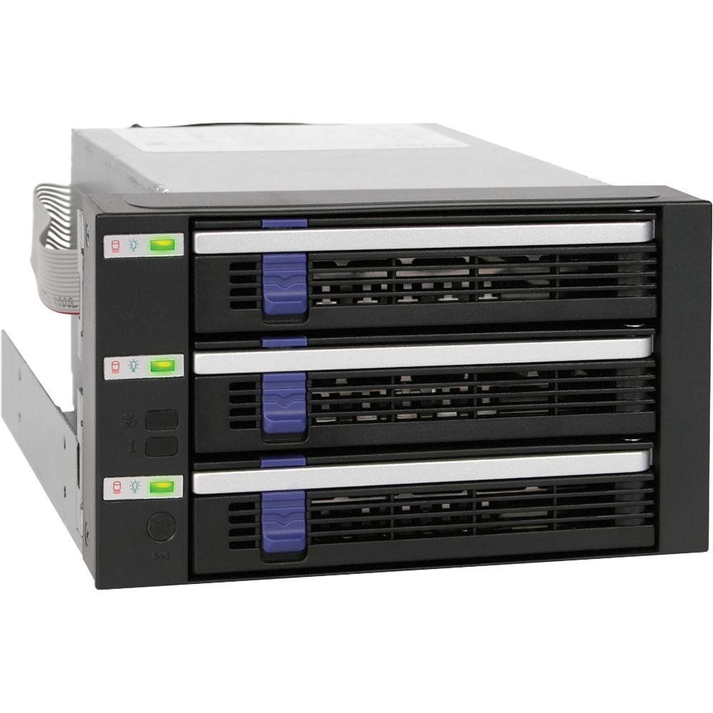 Icy Dock MB153SP-B Festplatten-Backplane, 6 Gbit/s, Schwarz, Metall & Kunststoff