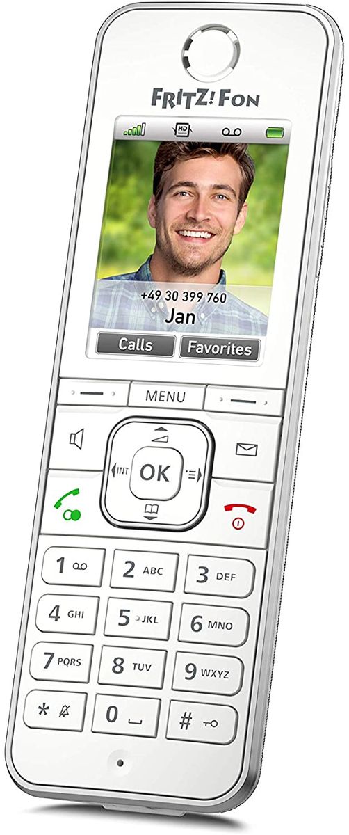 AVM FRITZ!Fon C6 International DECT Phone Caller Identification