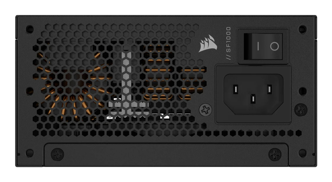 Corsair SF Series SF1000 SFX-Netzteil 1000 W, 80 PLUS Platinum, vollständig modular, 24-pin ATX, 4x PCIe 6+2, Schwarz, EU