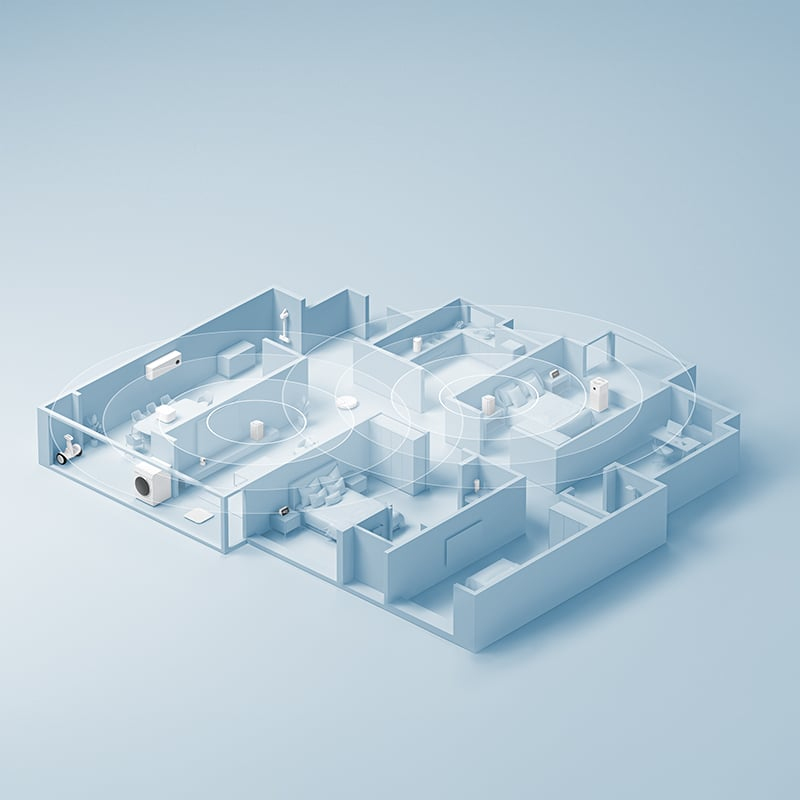 Xiaomi DVB4451GL AC1200 2er Mesh-System, Dual-Band 2,4/5 GHz, Wi-Fi 5 (802.11ac), 867 Mbit/s, Weiß, intern, EU