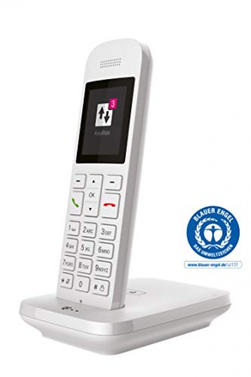 Telekom Sinus 12 in Festnetz Telefon schnurlos 5 cm Farbdisplay beleuchtete Tastatur Anschlussunabhängige Nutzung an Allen handelsüblichen Routern Standardanschlüssen