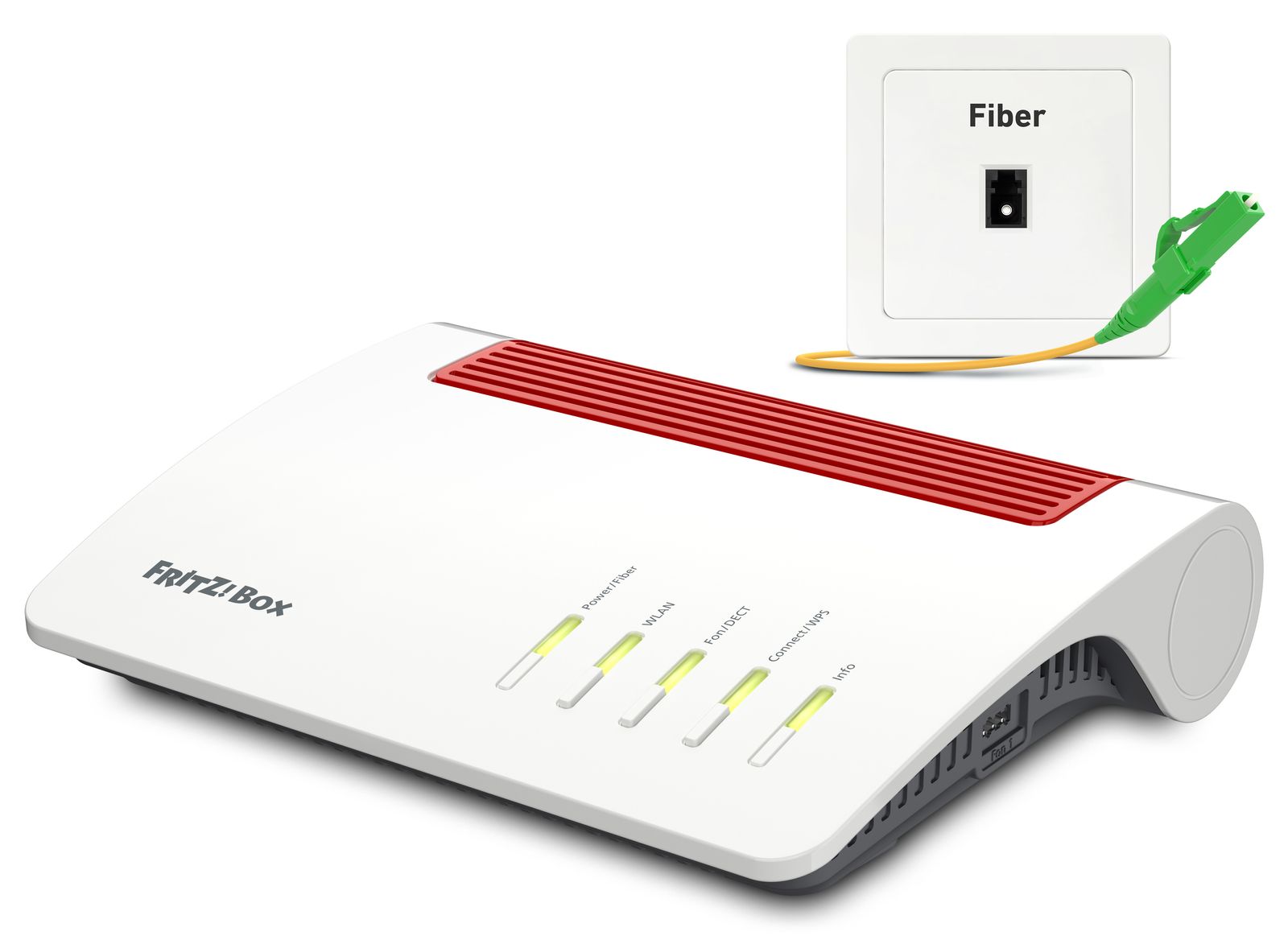 FRITZ! FRITZ!Box 5590 Fiber Edition Modem-Router, Glasfaser, WLAN