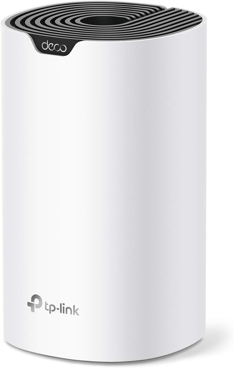 TP-Link Deco S4 1-Pack Mesh-WLAN-System, bis zu 186 m² Abdeckung, Gigabit-Ports, Kindersicherung, Alexa, V2.0, EU