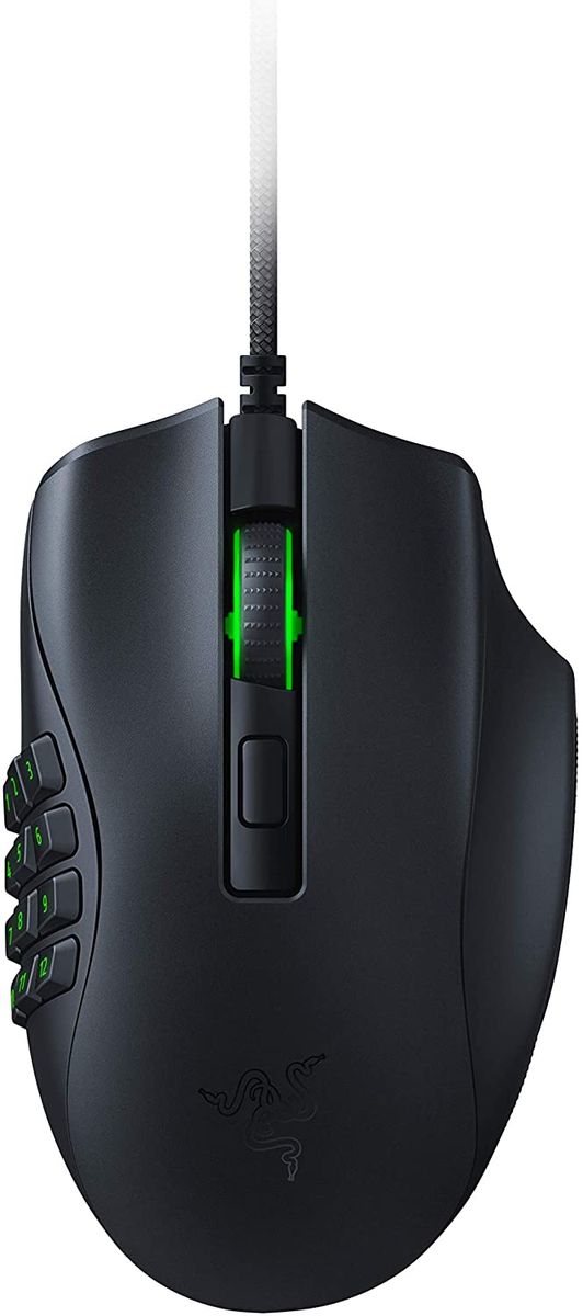 Razer Naga X Gaming Mouse 18.000 DPI Ergonomic 16-Button RGB MMO Black