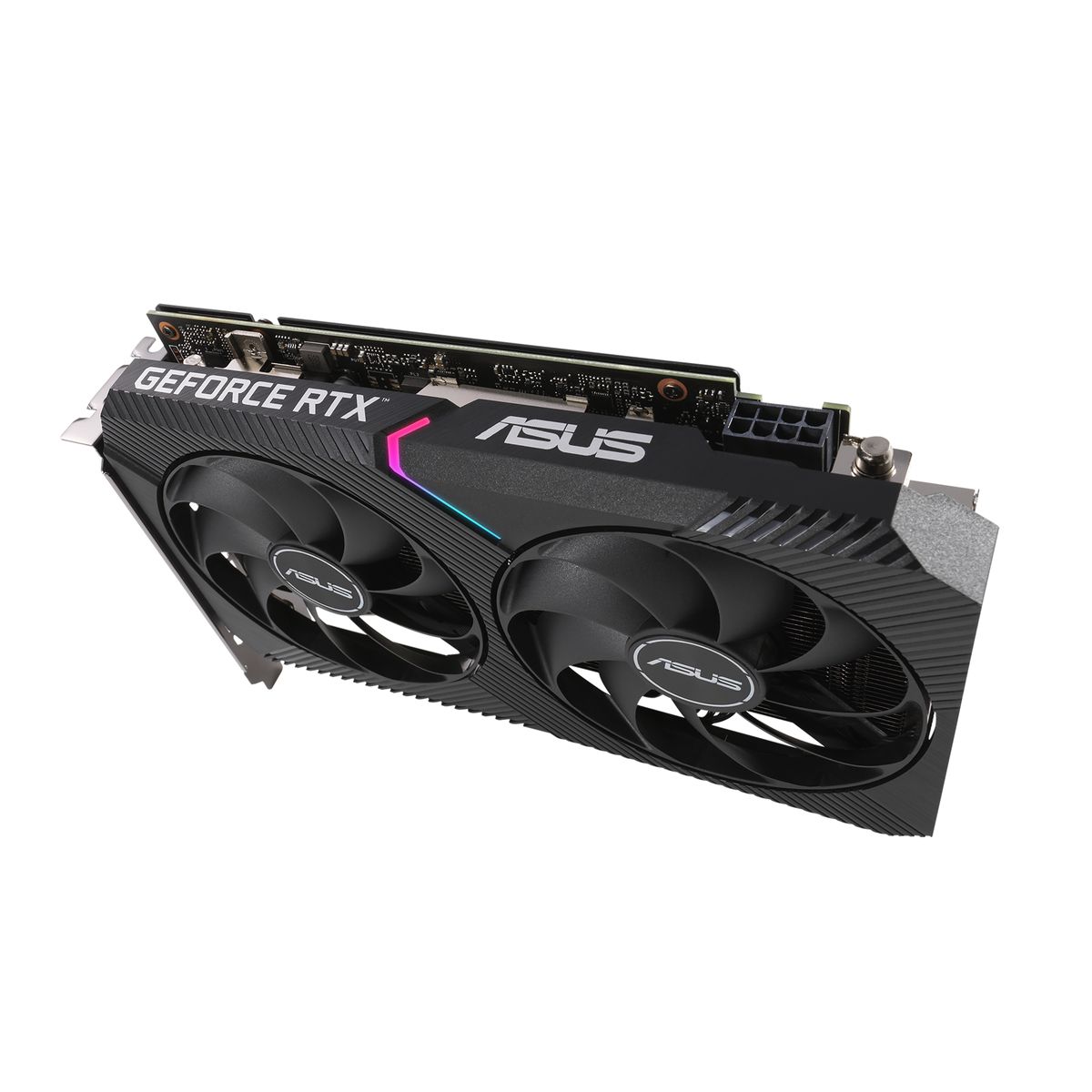ASUS Dual RTX3060-O12G-V2 OC Edition NVIDIA GeForce RTX 3060 12 GB GDDR6, PCIe 4.0, HDMI 2.1, 3x DisplayPort, 2x Axial-Lüfter, 2-Slot