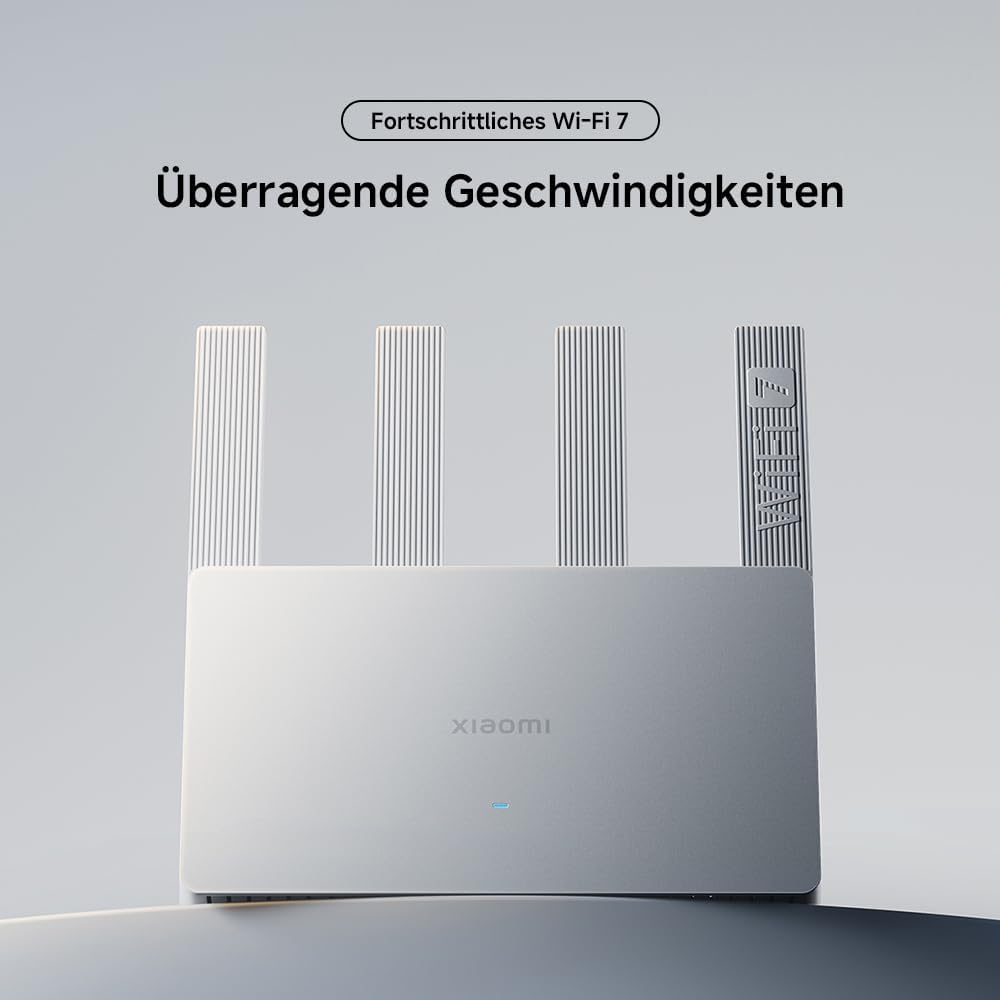 Xiaomi BE3600 RN06 WLAN-Router WiFi7, 2,5G-Port, Mesh-System, OFDMA, MLO Dualband, 3x Gigabit, Quad-Core, Weiß