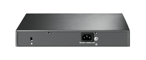 TP-Link Omada TL-SG2210MP(UN) V5.0 Managed L2/L2+ Switch, 8x Gigabit PoE+ 150W, 2x SFP, 1U Rack, Schwarz