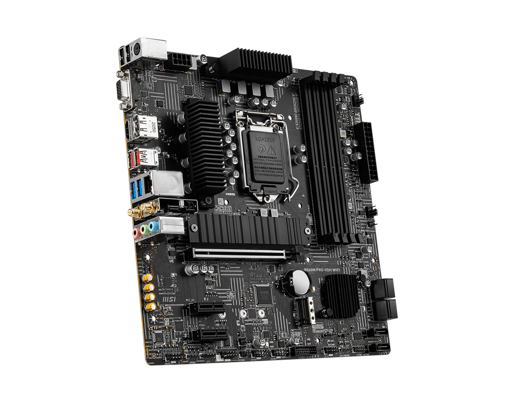 MSI B560M PRO-VDH WIFI Motherboard Intel B560 LGA 1200 micro ATX