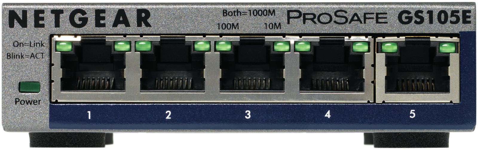 Netgear GS105E-200PES ungemanaged L2/L3 Gigabit Ethernet 10/100/1000 Netzwerk-Switch