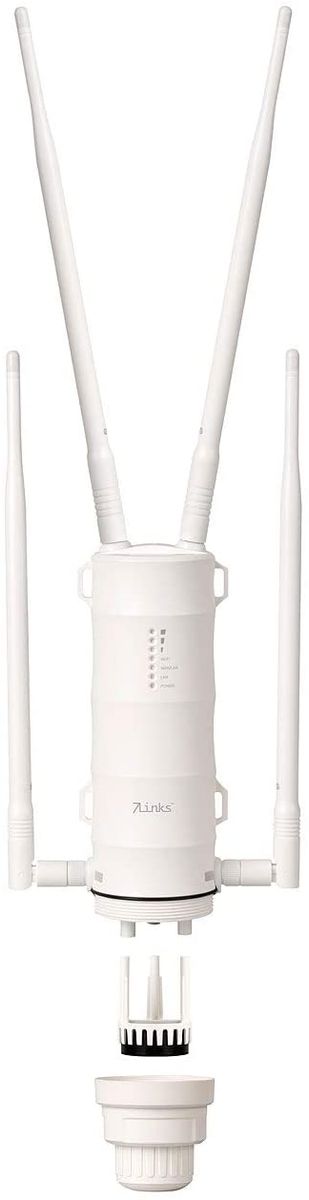 7links WLAN amplifier: weatherproof outdoor Wi-Fi repeater 1,200 Mbit/s for 2.4 5 GHz Wi-Fi antenna