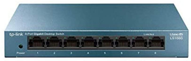 TP-Link LS108G Unmanaged Gigabit Ethernet 10/100/1000 Blue