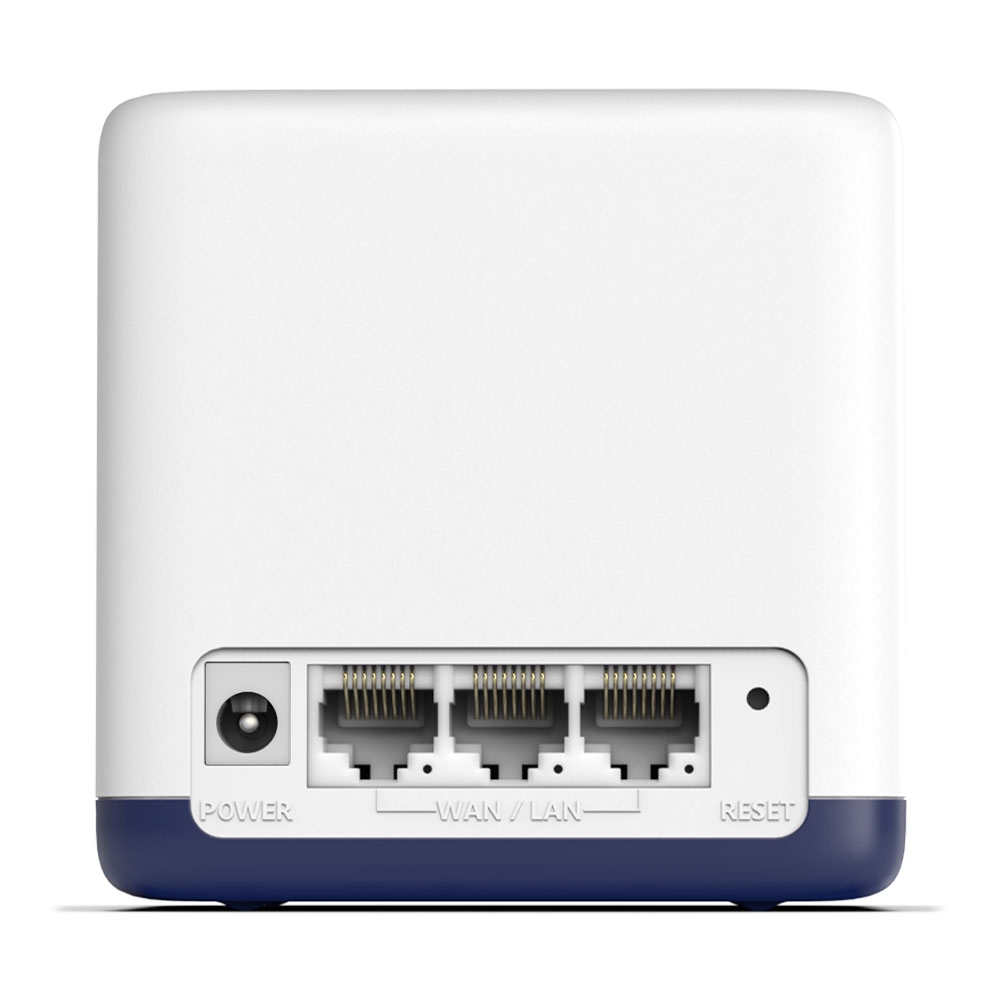 Mercusys Halo H50G AC1900 Wi-Fi Mesh System Dual Band WLAN Router & Repeater 1900 mbit/s up to 230m² MU-MIMO White 1er Pack v1.0