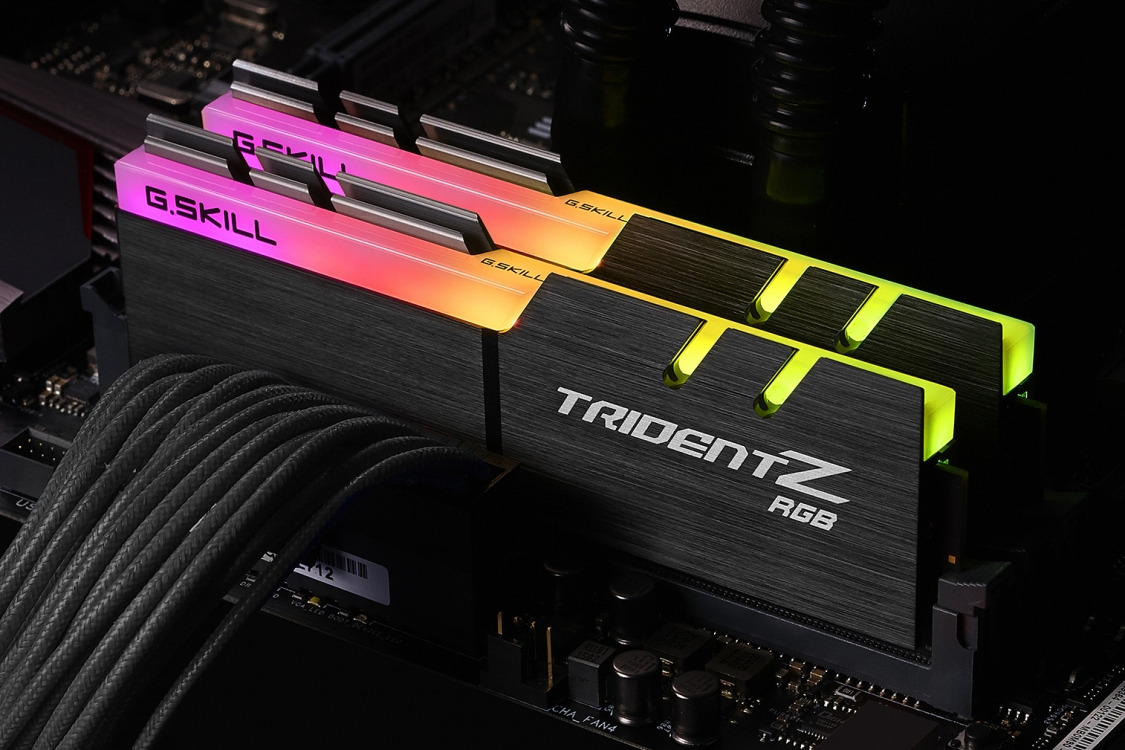 G.Skill Trident Z RGB 16GB (2 x 8 GB) DDR4 3000 MHz CL14 RGB, 288-pin DIMM, 1,2 V, Intel XMP