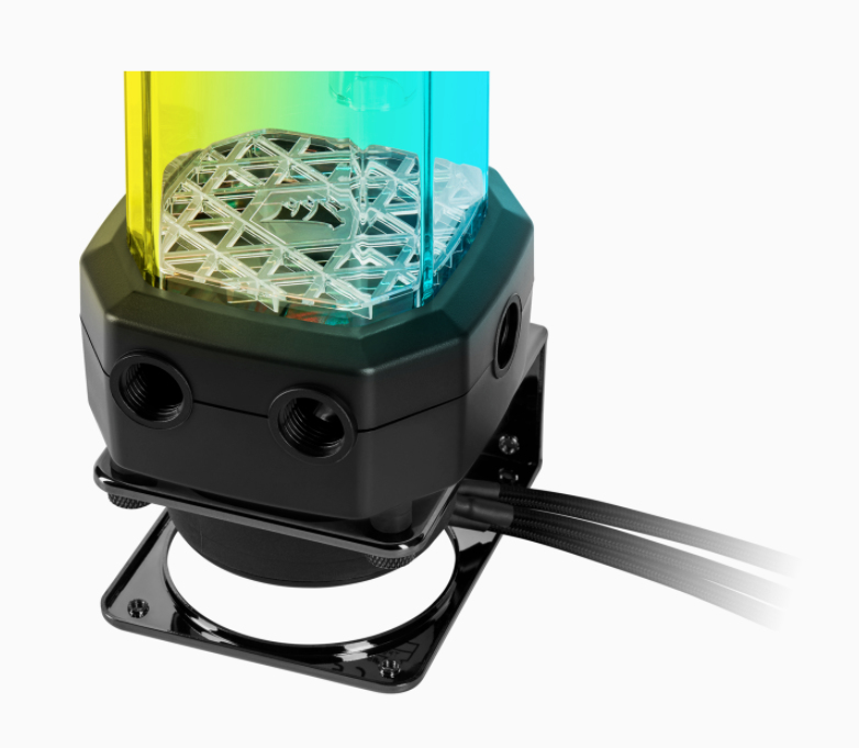Corsair Hydro X Series XD5 RGB Pump/Reservoir Combo - D5 PWM Pump - 330ml Reservoir - Ten Individually Addressable RGB LEDs - Temperature Sensor - Black CX-9040006-WW