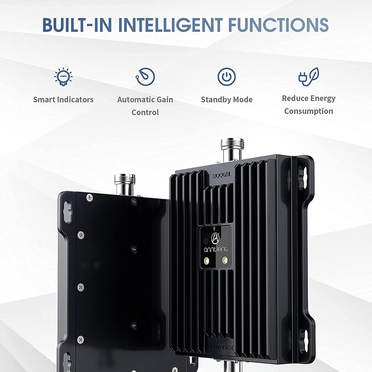 ANNTLENT cell phone signal booster 4G LTE cellular repeater 4G 800MHz band 20 GSM 900MHz band 8 signal booster internet booster for E-Plus O2 T-Mobile Vodafone suit for home/office use panel+yagi 800MHz